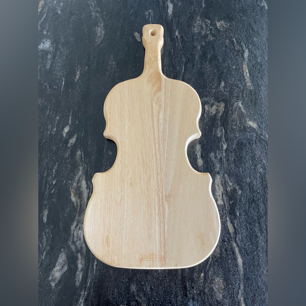 Violin Shaped Serving Board